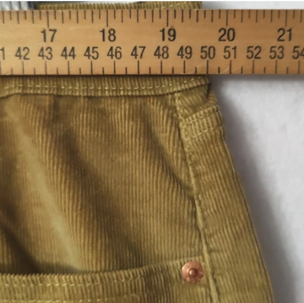 Levis 505 Men’s Size 38x 32 Regular Straight Fit‎ Corduroy Jeans Khaki Pants NEW